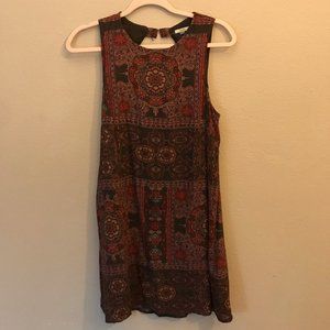 Ecote Dresses Urban Outfitters Ecote Paisley Shift Mini Dress